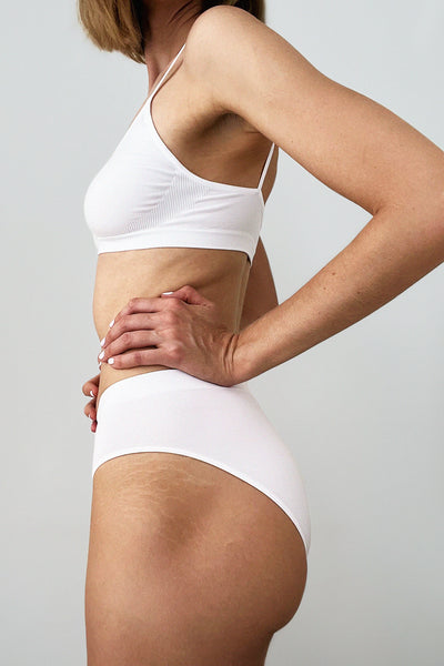 High-Waist Brief In White x Pack of 5
