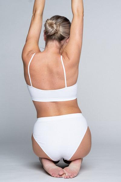 High-Waist Brief In White x Pack of 3
