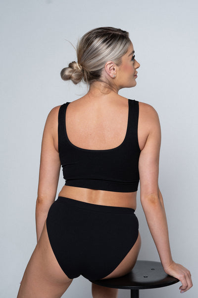 High-Waist Brief In Black x Pack of 3