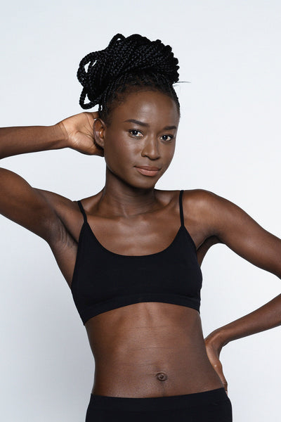 Seamless Bralette in Black. Comfort and style