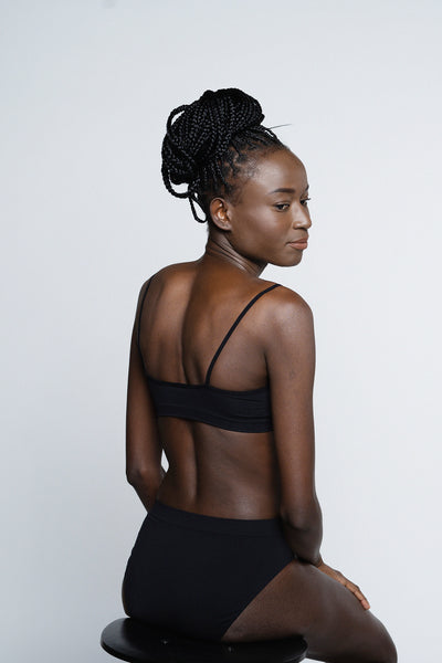 Seamless Bralette in Black. Comfort and style